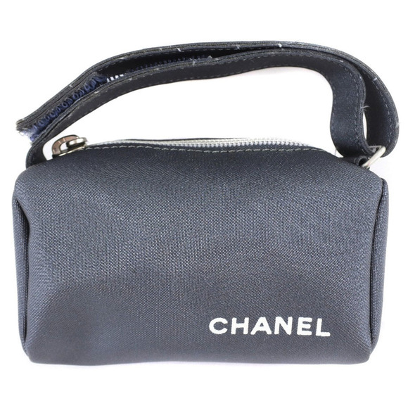 CHANEL Vintage Gray Pouch - Picture 1 of 9